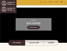 Tablet Screenshot of chocolatecoffee.net